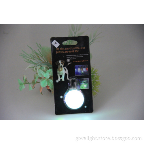 Far Visible LED Dog Pendant Tag Light up